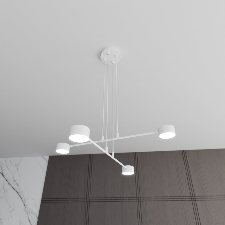 Candeeiro suspenso MODUS 4xGX53/10W/230V branco