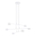 Candeeiro suspenso MODUS 6xGX53/10W/230V branco