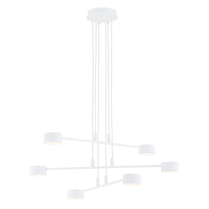 Candeeiro suspenso MODUS 6xGX53/10W/230V branco