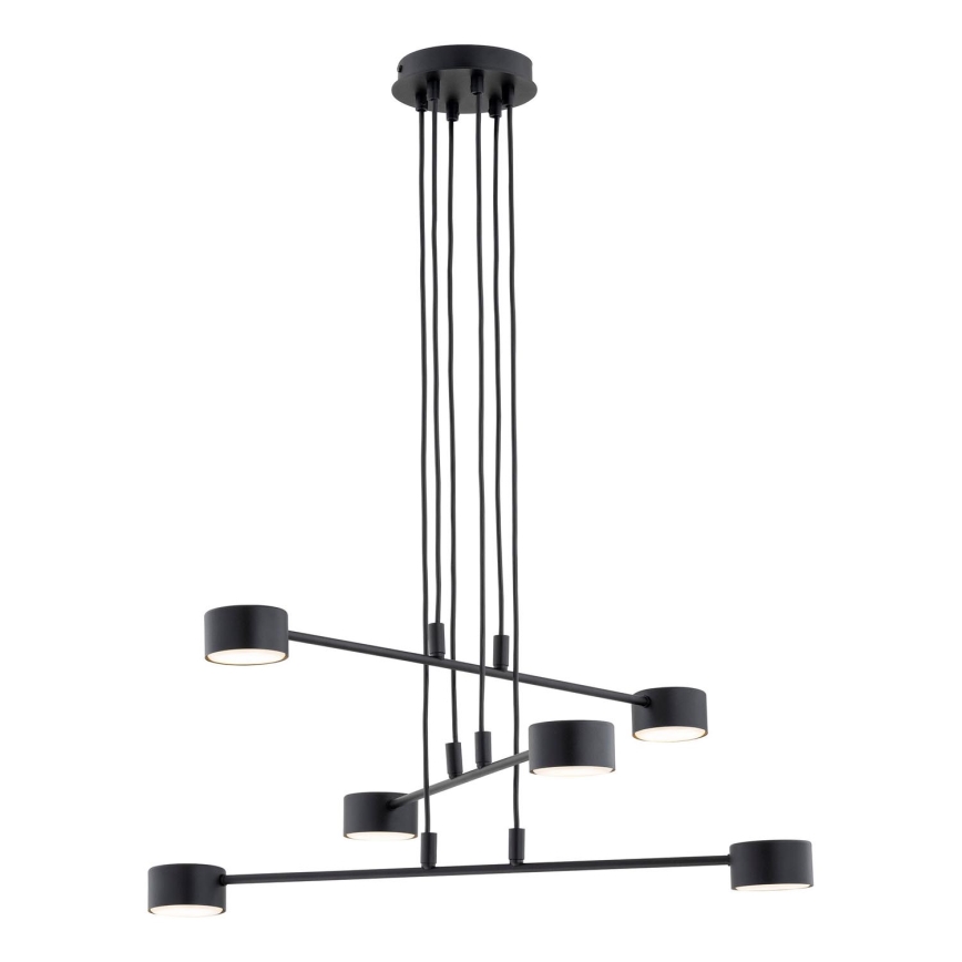 Candeeiro suspenso MODUS 6xGX53/10W/230V preto