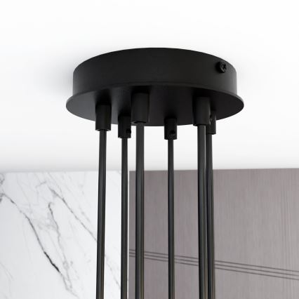 Candeeiro suspenso MODUS 6xGX53/10W/230V preto
