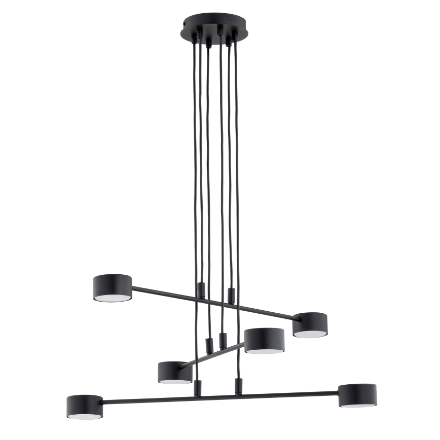 Candeeiro suspenso MODUS 6xGX53/10W/230V preto