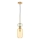 Candeeiro suspenso MOLLY 1xE14/40W/230V diâmetro 12 cm dourado/laranja/verde