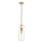 Candeeiro suspenso MOLLY 1xE14/40W/230V diâmetro 12 cm dourado/verde/rosa