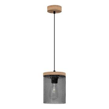 Candeeiro suspenso MONSUN 1xE27/60W/230V pinho