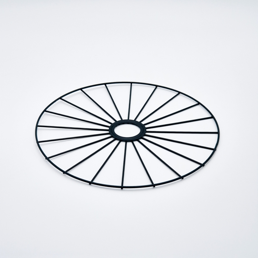 Candeeiro suspenso MONTANA 1xE27/15W/230V diâmetro 30 cm preto