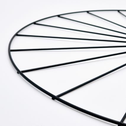 Candeeiro suspenso MONTANA 1xE27/15W/230V diâmetro 30 cm preto