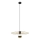 Candeeiro suspenso MONTANA 1xE27/15W/230V diâmetro 45 cm dourado/preto