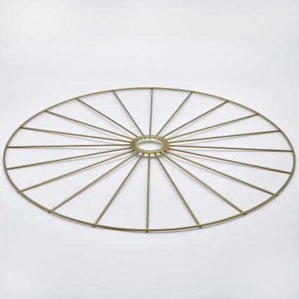 Candeeiro suspenso MONTANA 1xE27/15W/230V diâmetro 45 cm dourado/preto