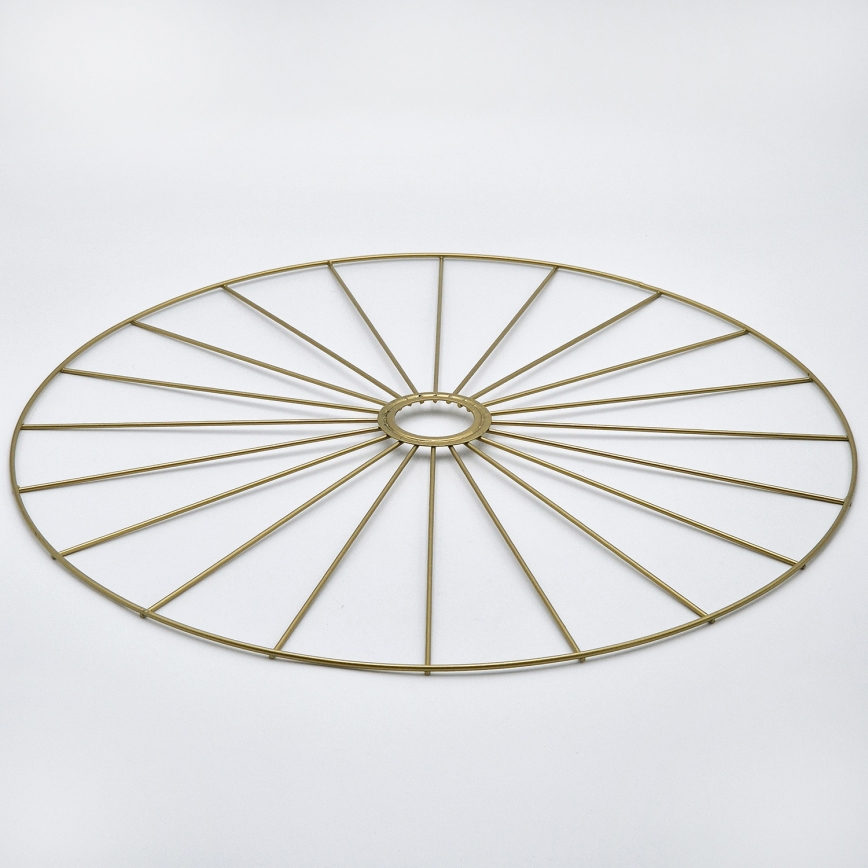 Candeeiro suspenso MONTANA 1xE27/15W/230V diâmetro 45 cm dourado/preto