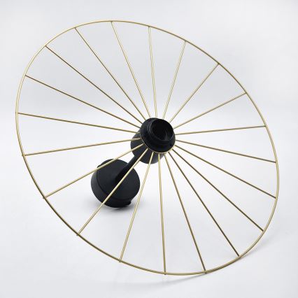 Candeeiro suspenso MONTANA 1xE27/15W/230V diâmetro 45 cm dourado/preto