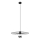 Candeeiro suspenso MONTANA 1xE27/15W/230V diâmetro 45 cm preto