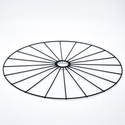 Candeeiro suspenso MONTANA 1xE27/15W/230V diâmetro 45 cm preto