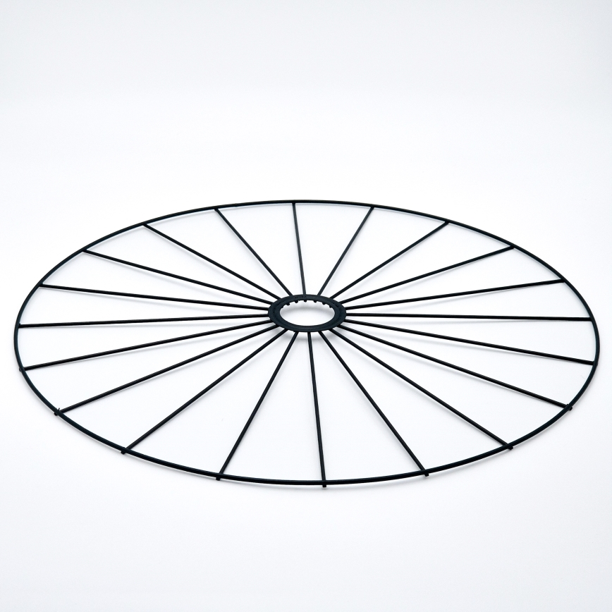 Candeeiro suspenso MONTANA 1xE27/15W/230V diâmetro 45 cm preto