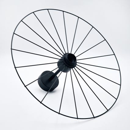 Candeeiro suspenso MONTANA 1xE27/15W/230V diâmetro 45 cm preto