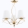 Candeeiro suspenso MONZA 3xE14/10W/230V dourado