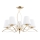 Candeeiro suspenso MONZA 5xE14/10W/230V dourado