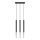 Candeeiro suspenso MOSAIC 3xG9/12W/230V preto/cromado brilhante