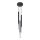 Candeeiro suspenso MOSAIC 3xG9/12W/230V preto/cromado brilhante