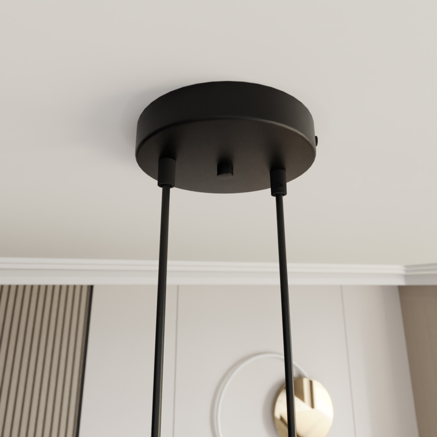 Candeeiro suspenso MOTIF 2xE14/10W/230V dourado