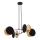 Candeeiro suspenso MOTIF 4xE14/10W/230V preto