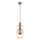 Candeeiro suspenso MUFI 1xE14/10W/230V dourado/bege