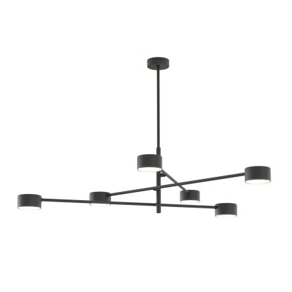 Candeeiro suspenso NATSU 6xGX53/12W/230V preto