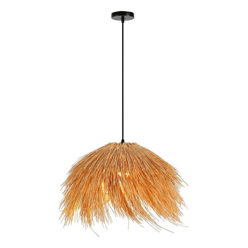 Candeeiro suspenso NATURALEZA 1xE27/40W/230V diâmetro 55 cm vime