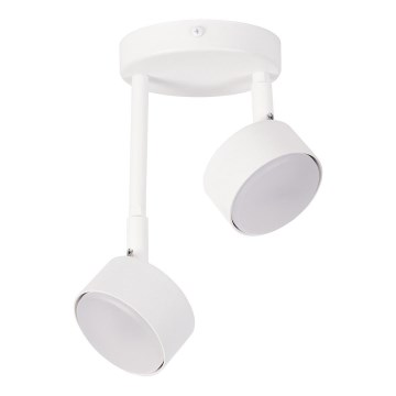 Candeeiro suspenso NEMO 2xGX53/12W/230V branco