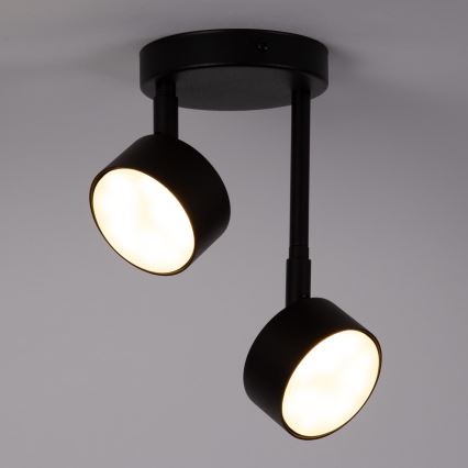 Candeeiro suspenso NEMO 2xGX53/12W/230V preto