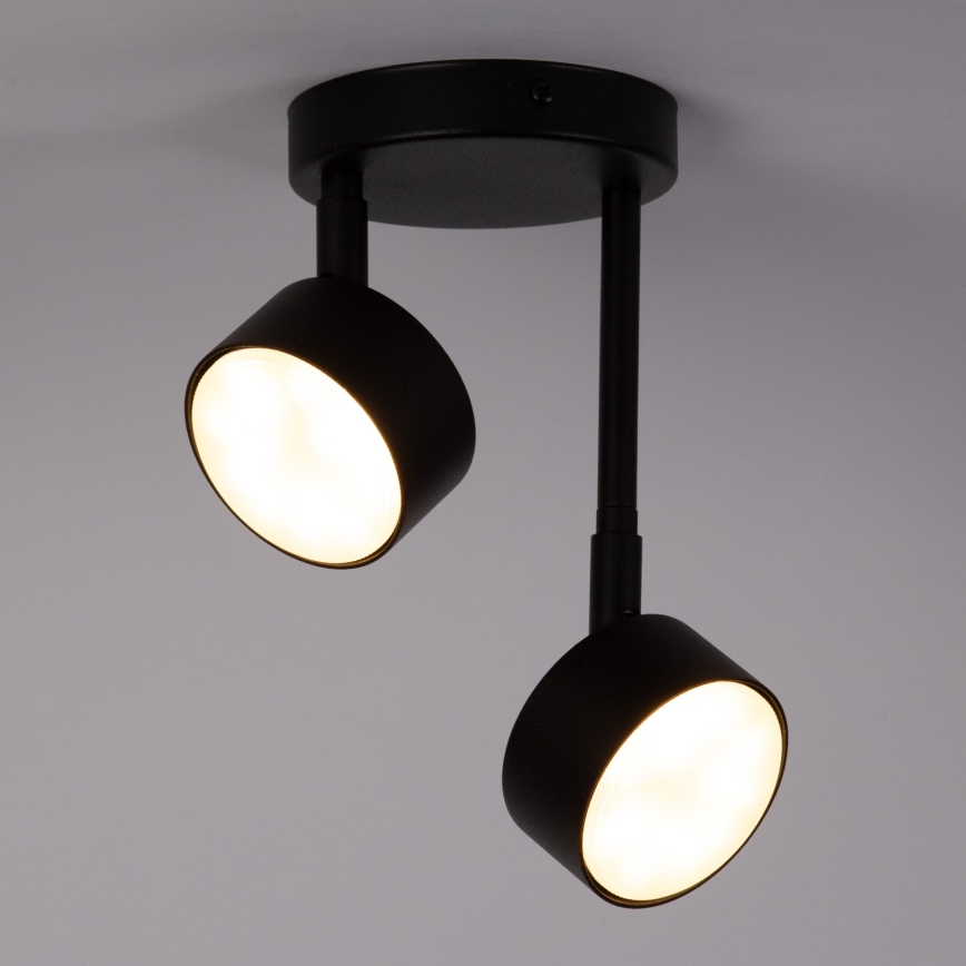 Candeeiro suspenso NEMO 2xGX53/12W/230V preto