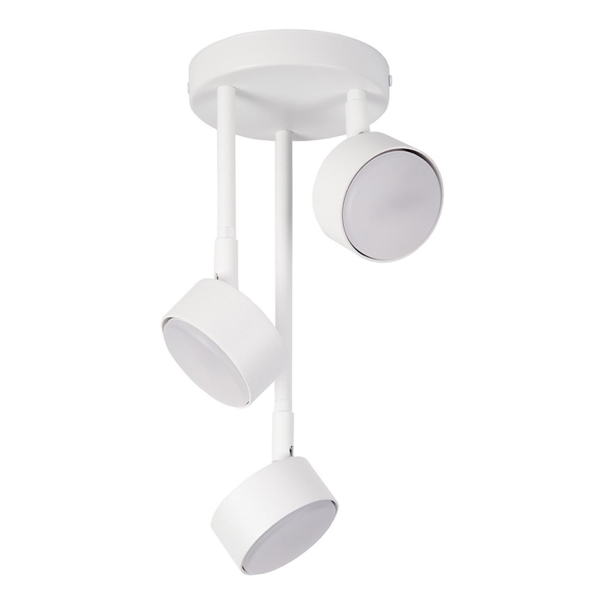 Candeeiro suspenso NEMO 3xGX53/12W/230V branco