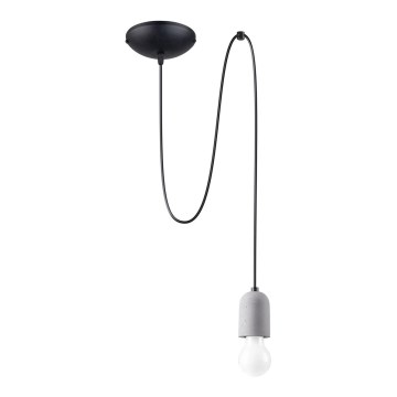 Candeeiro suspenso NESO 1xE27/15W/230V aranha betão