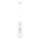 Candeeiro suspenso NICUS 1xE27/15W/230V branco