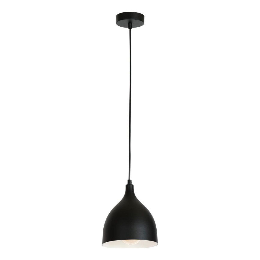 Candeeiro suspenso NOAK 1xE27/15W/230V preto