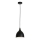 Candeeiro suspenso NOAK 1xE27/15W/230V preto