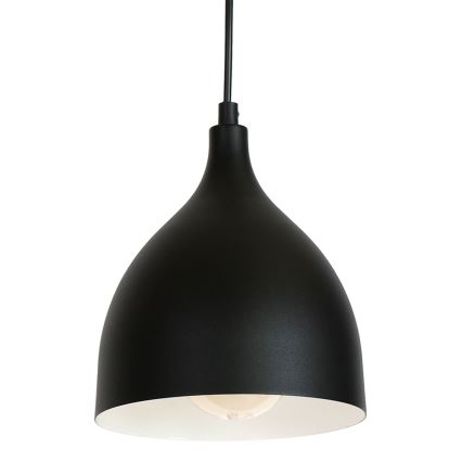 Candeeiro suspenso NOAK 3xE27/15W/230V preto