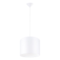 Candeeiro suspenso NOVA 1xE27/15W/230V diâmetro 30 cm branco
