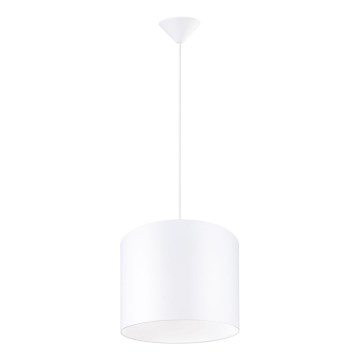 Candeeiro suspenso NOVA 1xE27/15W/230V diâmetro 30 cm branco