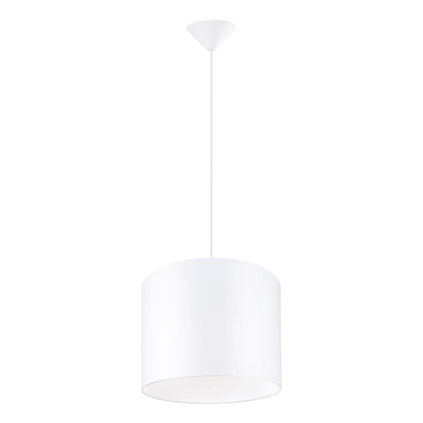 Candeeiro suspenso NOVA 1xE27/15W/230V diâmetro 30 cm branco