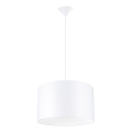 Candeeiro suspenso NOVA 1xE27/15W/230V diâmetro 40 cm branco