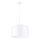 Candeeiro suspenso NOVA 1xE27/15W/230V diâmetro 40 cm branco