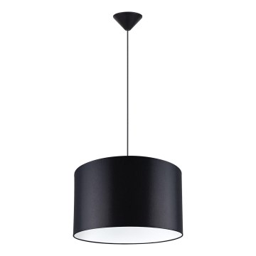 Candeeiro suspenso NOVA 1xE27/15W/230V diâmetro 40 cm preto