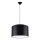 Candeeiro suspenso NOVA 1xE27/15W/230V diâmetro 40 cm preto
