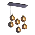 Candeeiro suspenso num fio CYKLOP 6xE27/60W/230V