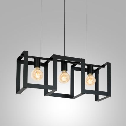 Candeeiro suspenso num fio KARTEL 3xE27/60W/230V