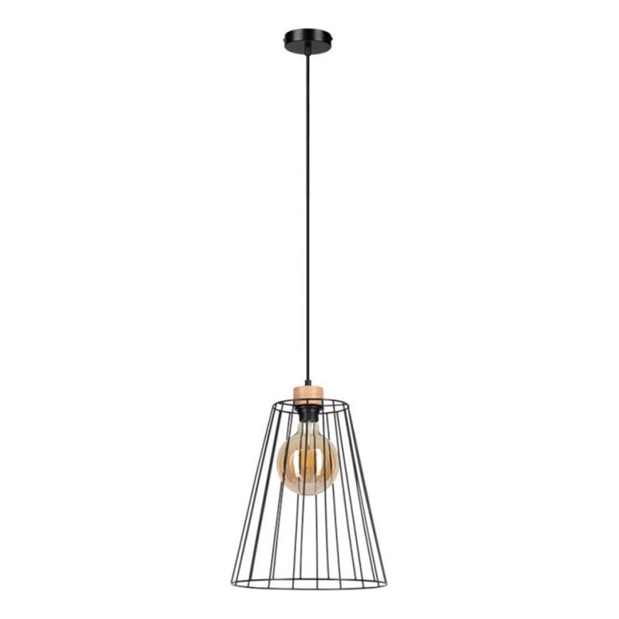 Candeeiro suspenso ORAZIO 1xE27/60W/230V carvalho