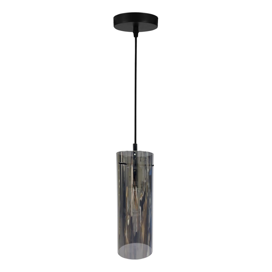 Candeeiro suspenso PADOVA 1xE27/15W/230V preto