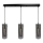 Candeeiro suspenso PADOVA 3xE27/15W/230V preto