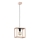 Candeeiro suspenso PAKO 1xE27/15W/230V bege